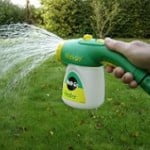 Hose-end sprayer for applying nematodes